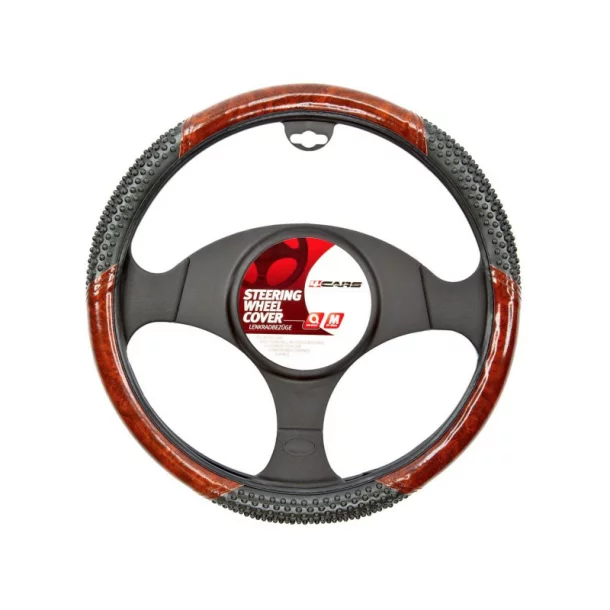 Wood imitation, steering wheel cover - L - Ø 39/41 cm