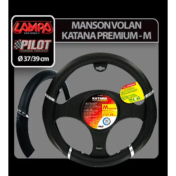 Katana TPE steering wheel cover - M - Ø 37/39 cm