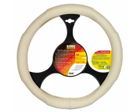 Kuro, TPE steering wheel cover - M - Ø 37/39 cm - Beige