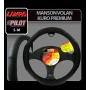 Kuro, TPE steering wheel cover - M - Ø 37/39 cm - Black