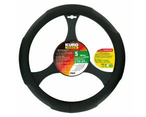 Premium Kuro kormányhuzat - S - Ø 35-37 cm - Fekete