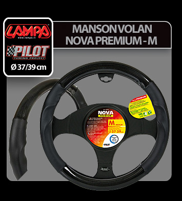Nova, TPE steering wheel cover - M - Ø 37/39 cm thumb