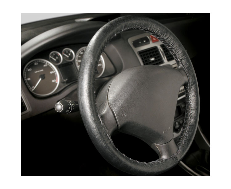 Steering wheel cover Classic - S - Ø 36/38 cm - Black thumb