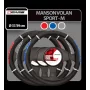 Sport steering wheel cover - Ø 37-39 cm- Black/Blue