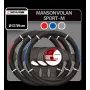 Manson volan Sport - Ø 37-39cm - Negru/Rosu