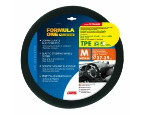 Formula One, TPE steering wheel cover - M - Ø 37/39 cm