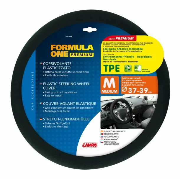 Lampa textil Formula One kormányhuzat - Ø 37-39 cm