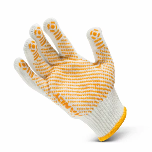 Knitwrist Non-Slip Cotton Gloves