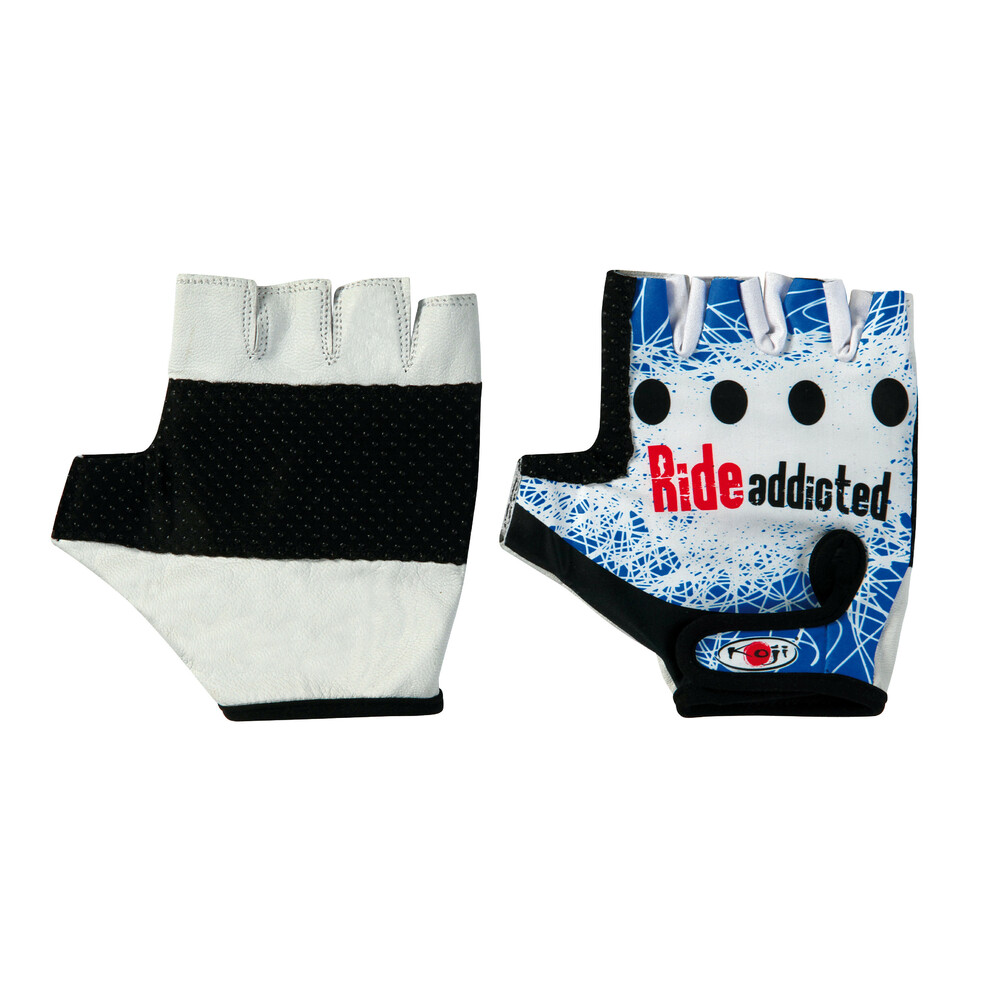 Biker-Pro, bike gloves - L - Blue/White thumb