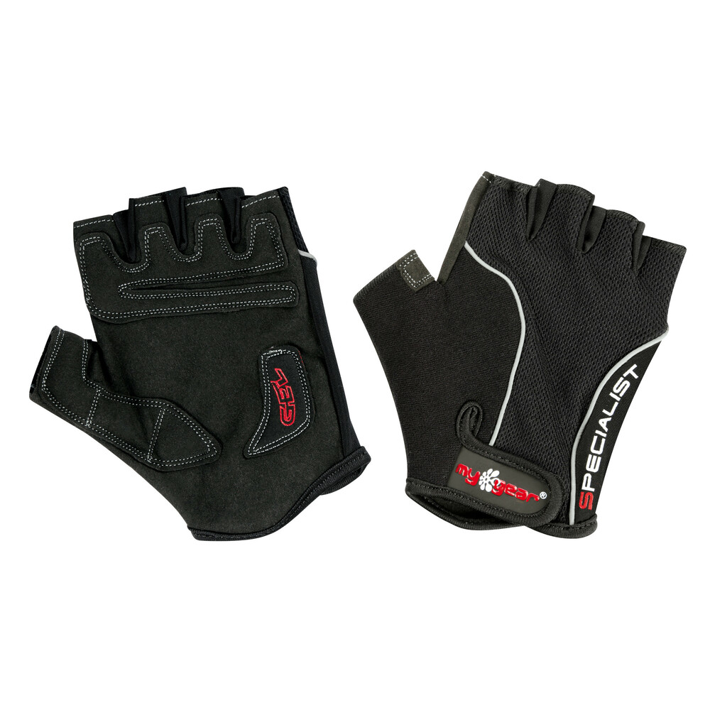 Specialist Fresh, bike gloves - L - Black/White thumb