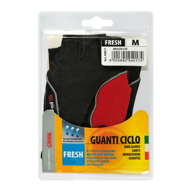 Specialist Fresh, bike gloves - M - Black/Red