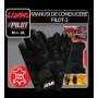 Pilot-3 driving gloves - L - Black