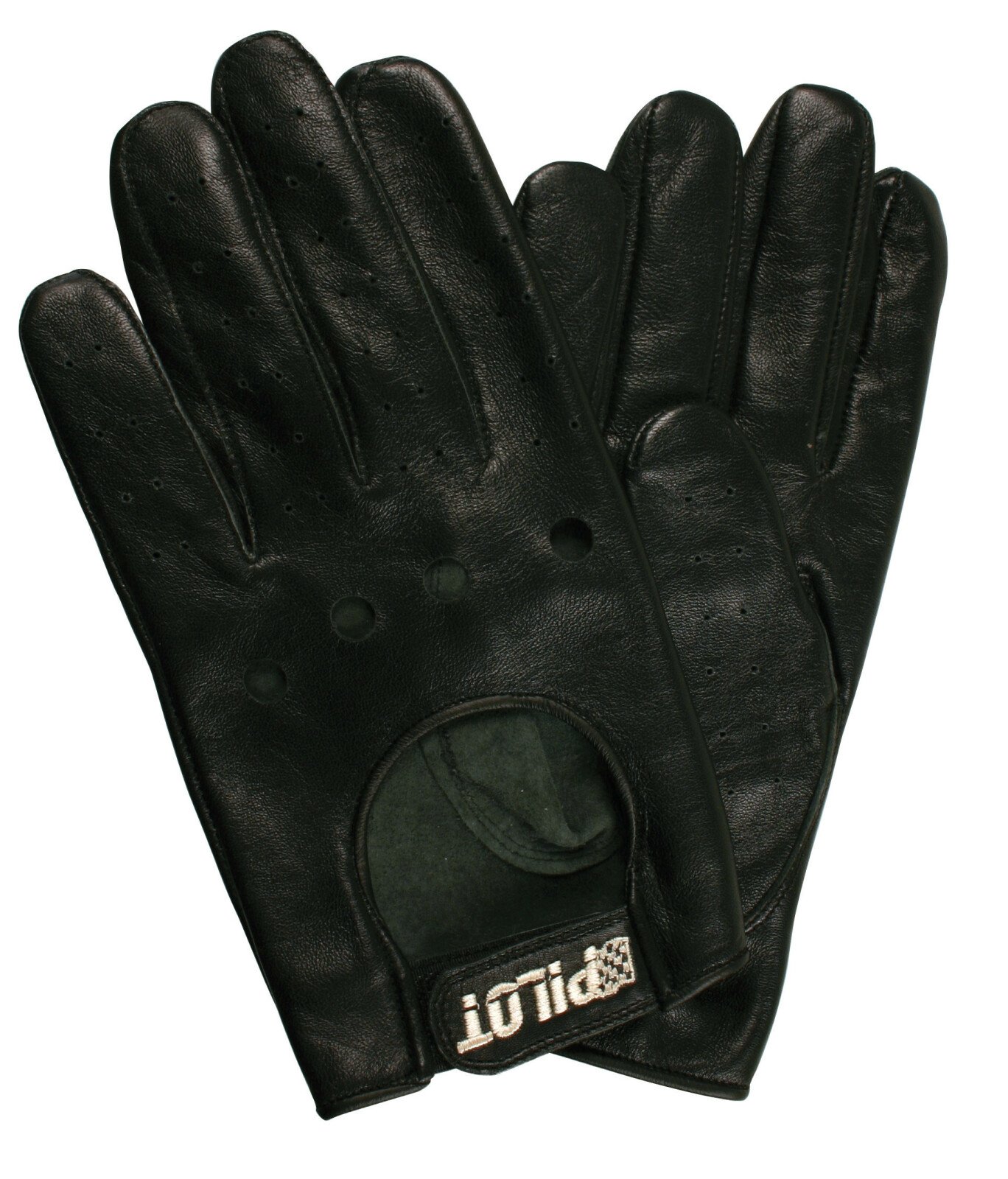 Pilot-3 driving gloves - L - Black thumb