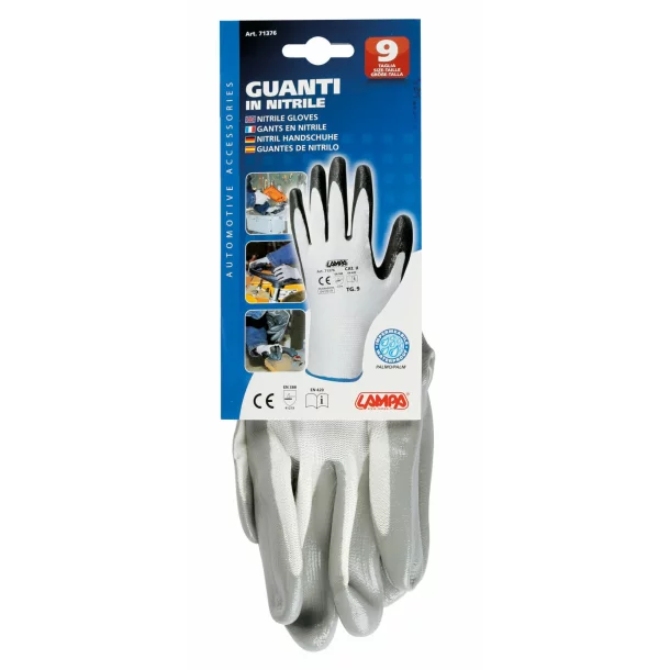 Nitrile gloves - 9 - L