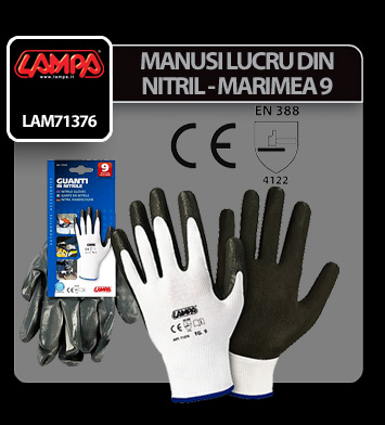 Nitrile gloves - 9 - L thumb