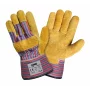 Real leather working gloves - 9 - L