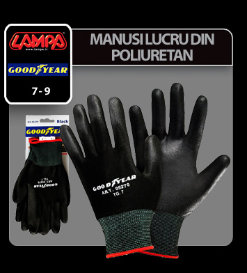 Polyurethane gloves - 7 - S thumb