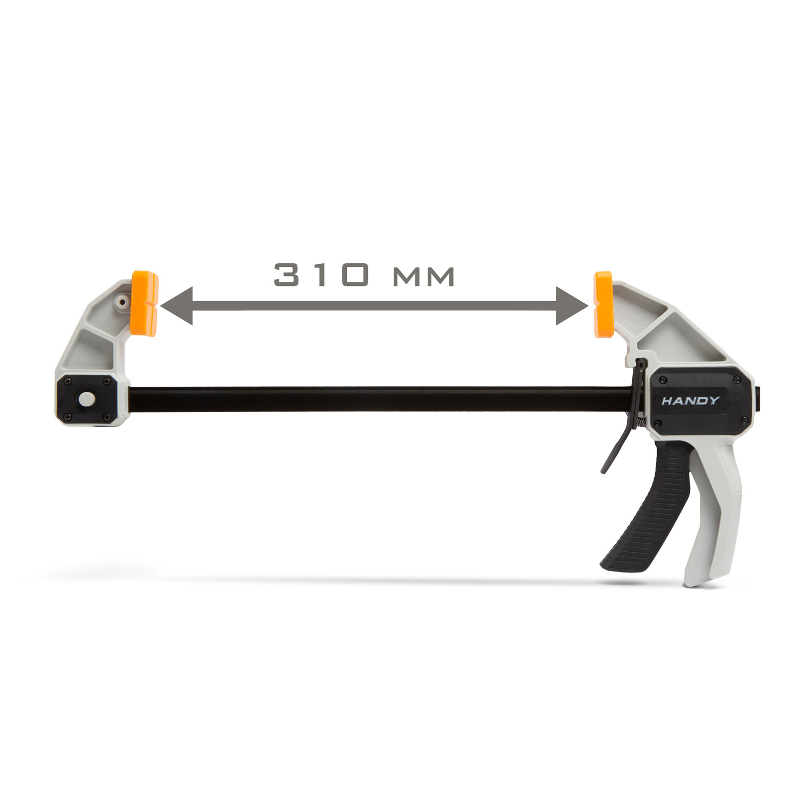 One-handed parallel clamp - 12" / 300 mm - 485 x 220 mm thumb