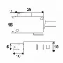 Microinterupator 1 circuit 16(4)A-250V ON-ONr