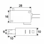 Microintrerupator 1 circuit 16(4)A-250V ON-ON