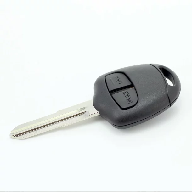 Mitsubishi - Carcasa cheie 2 butoane, lama pe stanga