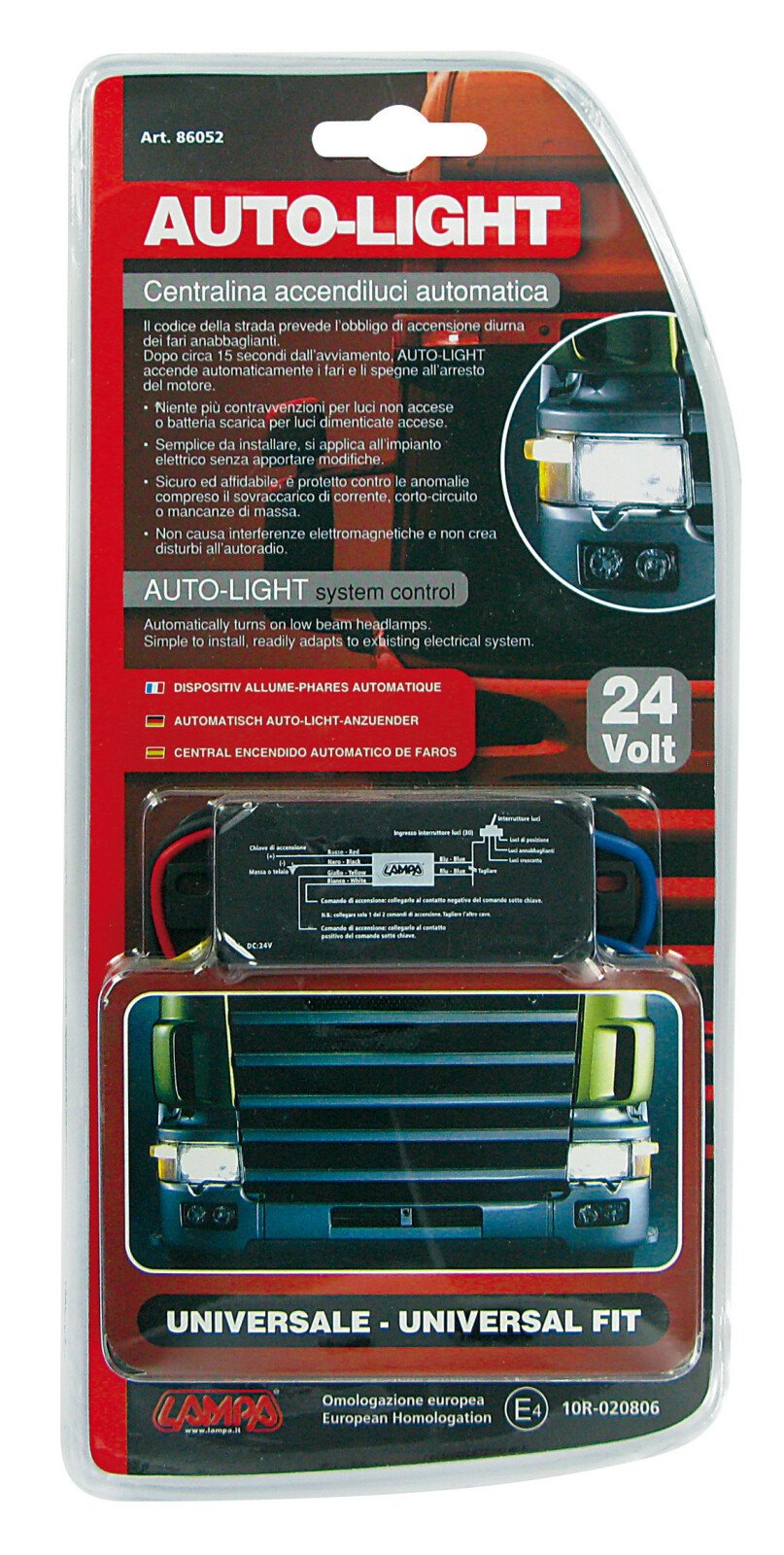 Day-time running light system control 24V thumb