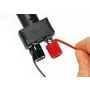 Cigarette lighter plug with quick connectors, 12/24V