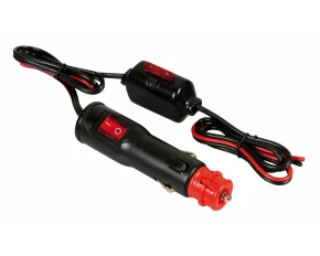 Mufa bricheta universala, cu cablu de 100cm, siguranta externa 10A, intrerupator, 12/24V - Resigilat