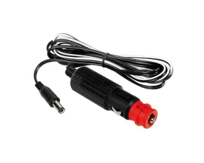 Cigarette lighter plug with jack connector, 12/24V-Resealed,