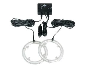 Neoane boxe cu music senzor NR-10, Ø 10cm 12V - Albastru