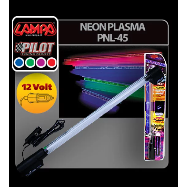 PNL45, plazma Neon-Light 12V - 45 cm - Zöld