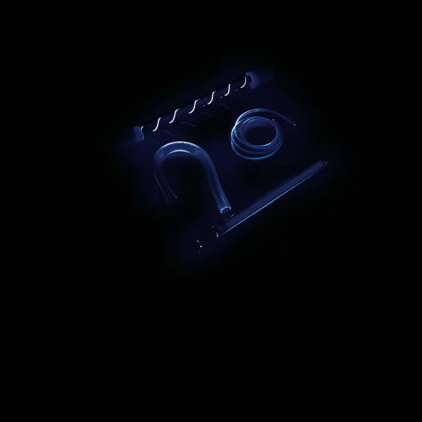 Neon color Spiral-Tube U-Vision 12V - 42cm - Lumina UV