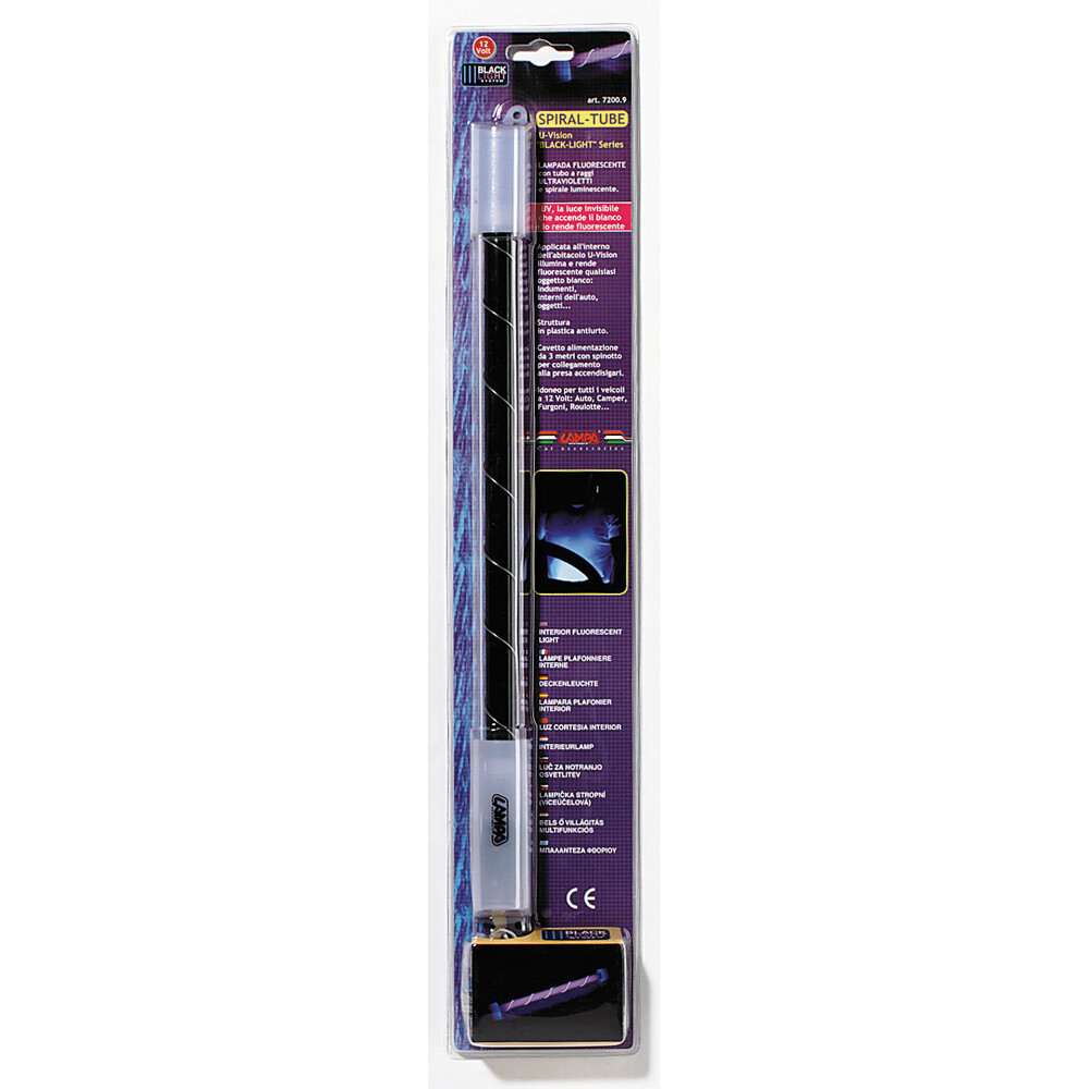 Neon color Spiral-Tube U-Vision 12V - 42cm - Lumina UV thumb