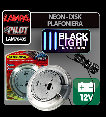 Neon-Disk 12V - UV fény thumb