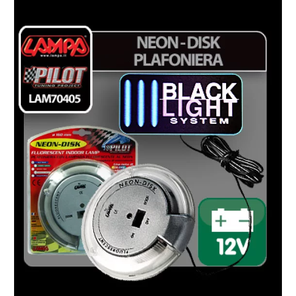 Neon-Disk plafoniera 12V - Lumina UV