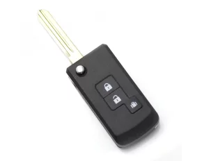 Nissan - Carcasa cheie tip briceag 2+1 butoane (modificat)