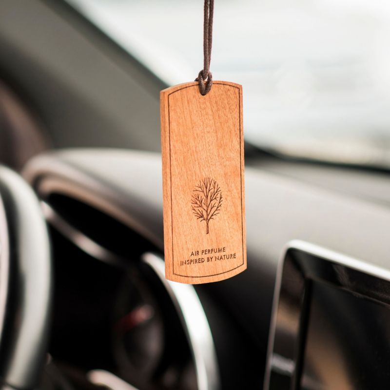 Evos wooden car air freshener - Boss thumb
