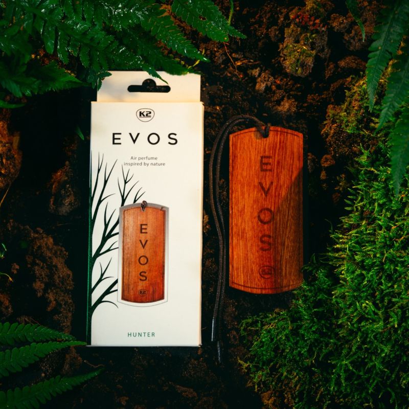 Evos wooden car air freshener - Hunter thumb