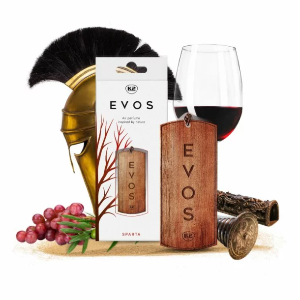 Evos wooden car air freshener - Sparta