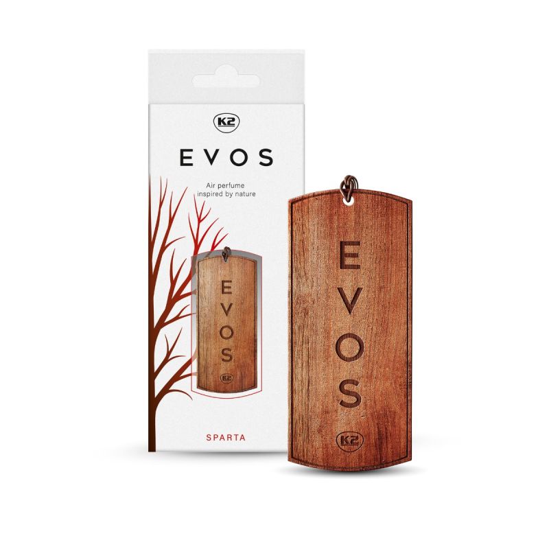 Evos wooden car air freshener - Sparta thumb
