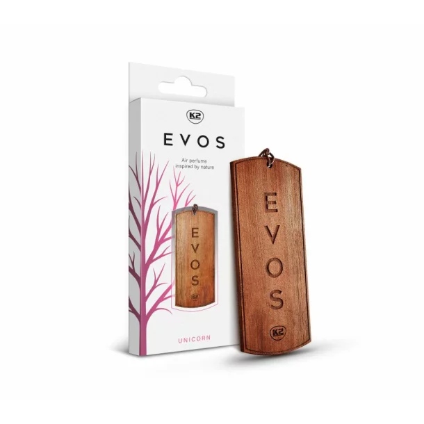 Evos wooden car air freshener - Unicorn