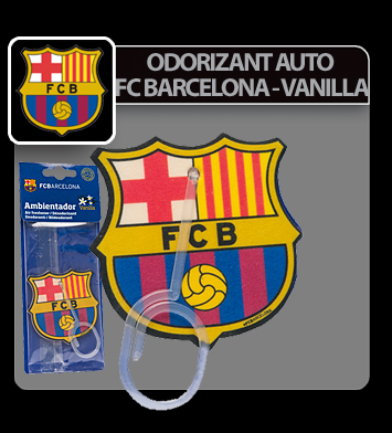 Car freshener FC Barcelona - Blister - Vanilla thumb