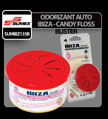 Odorizant auto Ibiza scents - Blister - Candy floss thumb