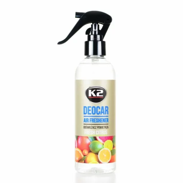K2 Deocar illatosító porlasztós 250ml - Fresh Citrus