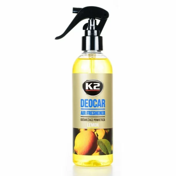 K2 Deocar illatosító porlasztós 250ml - Citrom