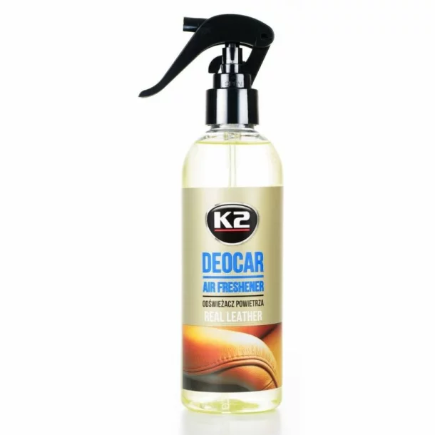 K2 Deocar air freshener 250ml - Real Leather