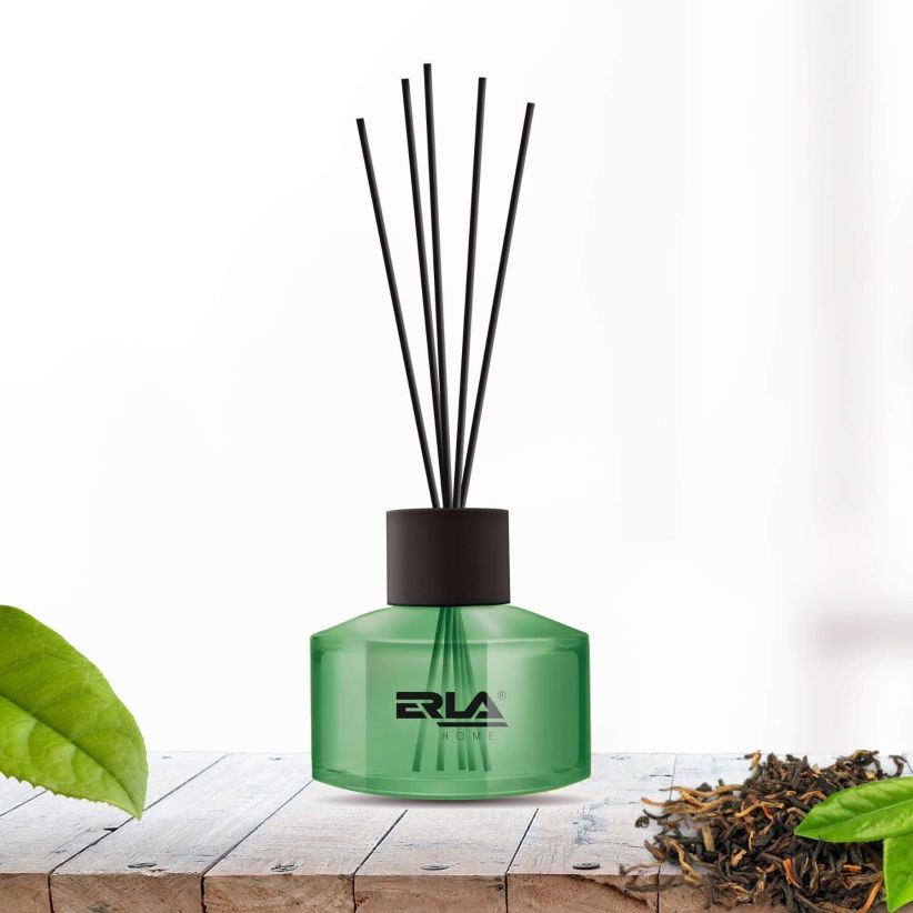 Air freshener with sticks Erla Sato, 50ml, Green Breath thumb