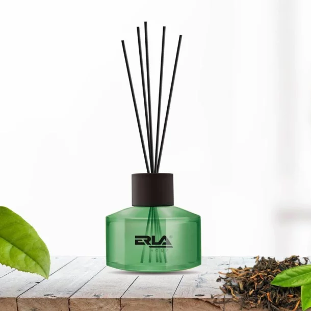 Air freshener with sticks Erla Sato, 50ml, Green Breath