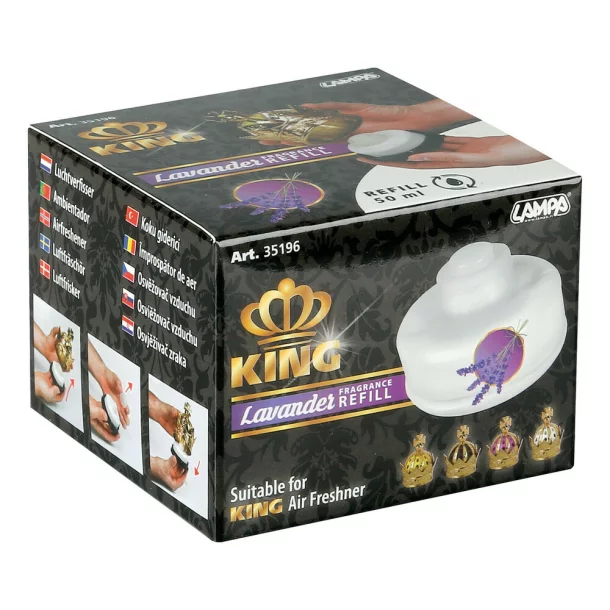 King airfreshener, refill 50 ml - Lavender