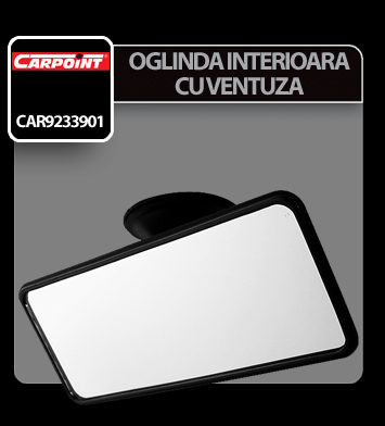 Carpoint Interior mirror with suction cup - 148x60 mm thumb